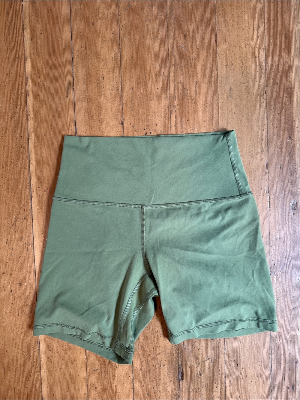 lululemon athletica Olive Green High-Rise Athletic Shorts